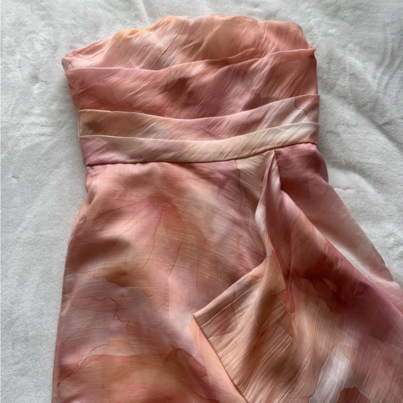 Donna Karan One Shoulder Pink Dress - Picture 4 of 4